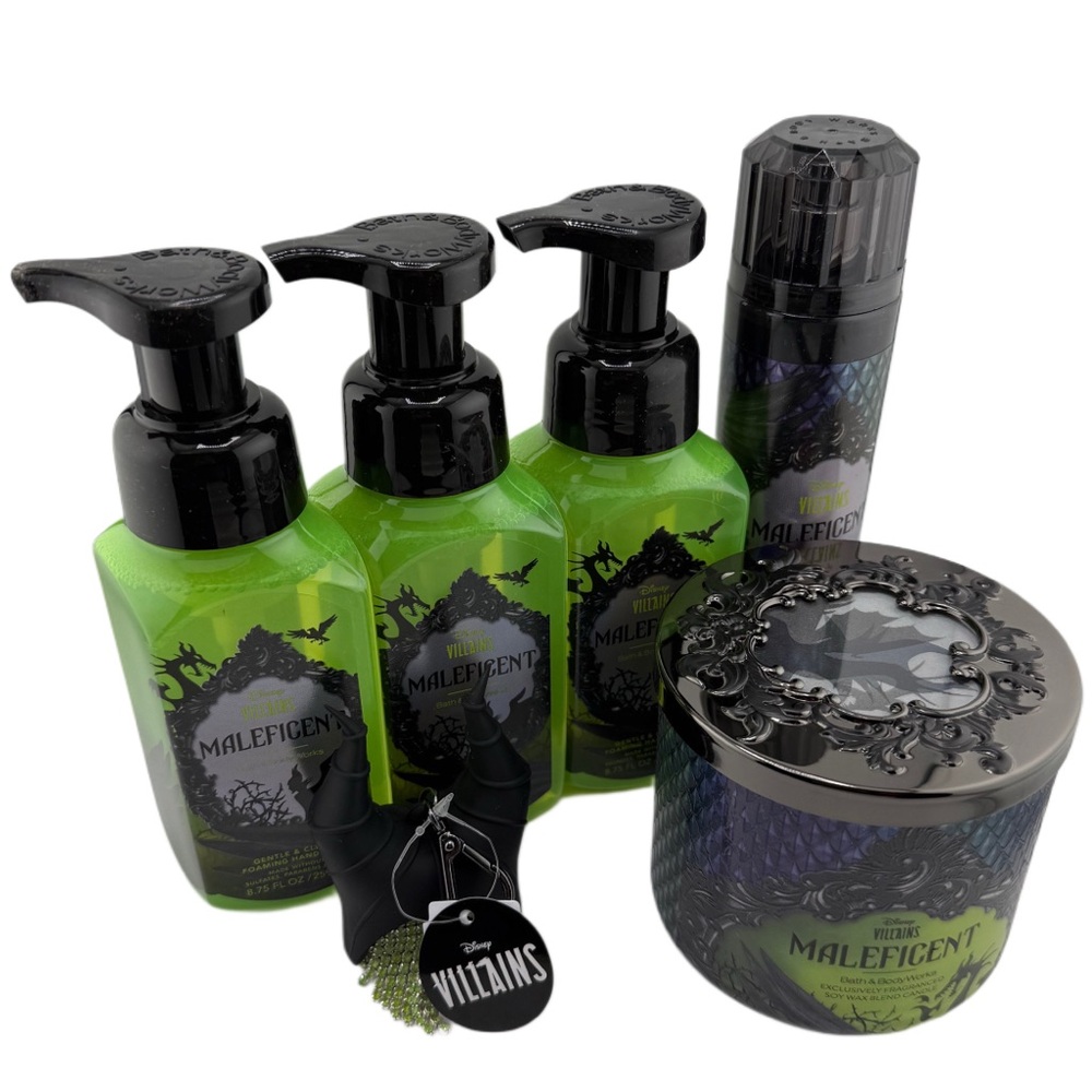 NEW! Disney Villains Maleficent Bath & Bodyworks Set/Bundle